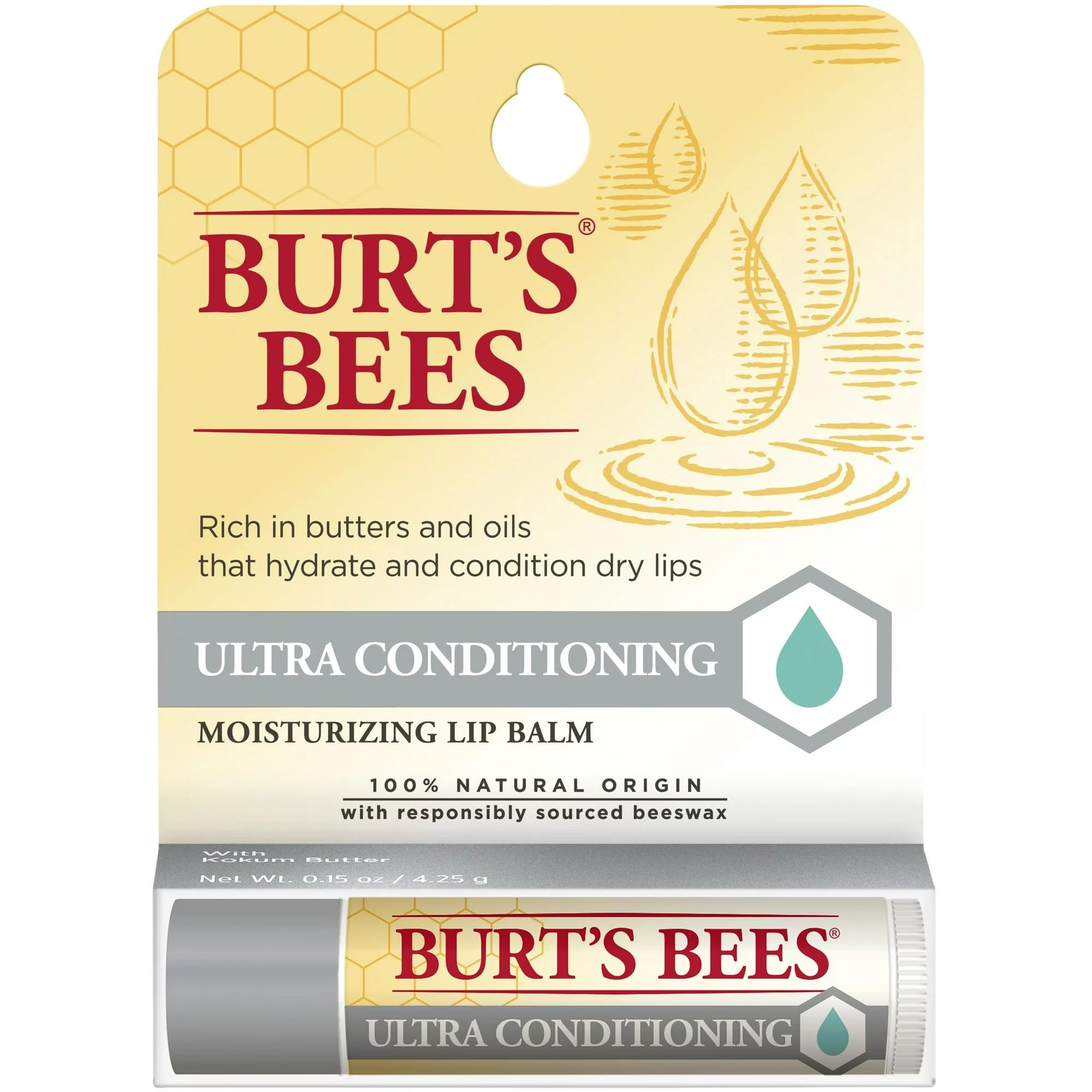 Foto 2 pulgar | Bálsamo Labial Burt's Bees Ultra Conditioning Kokum Butter - Venta Internacional