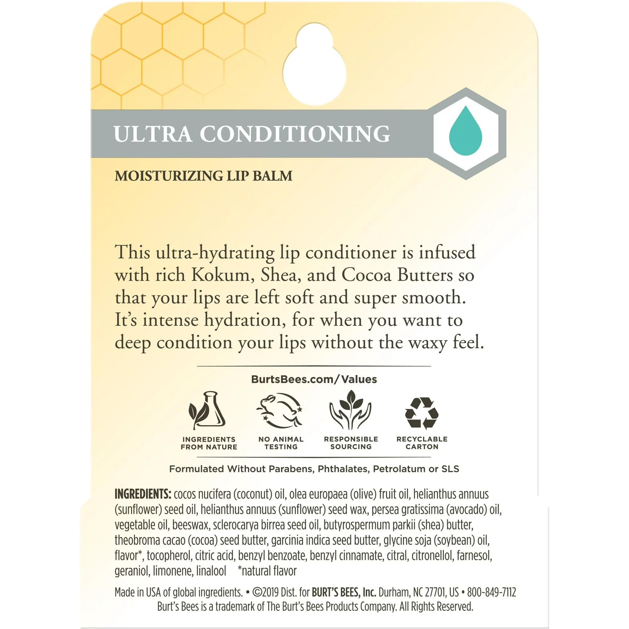 Foto 8 pulgar | Bálsamo Labial Burt's Bees Ultra Conditioning Kokum Butter - Venta Internacional