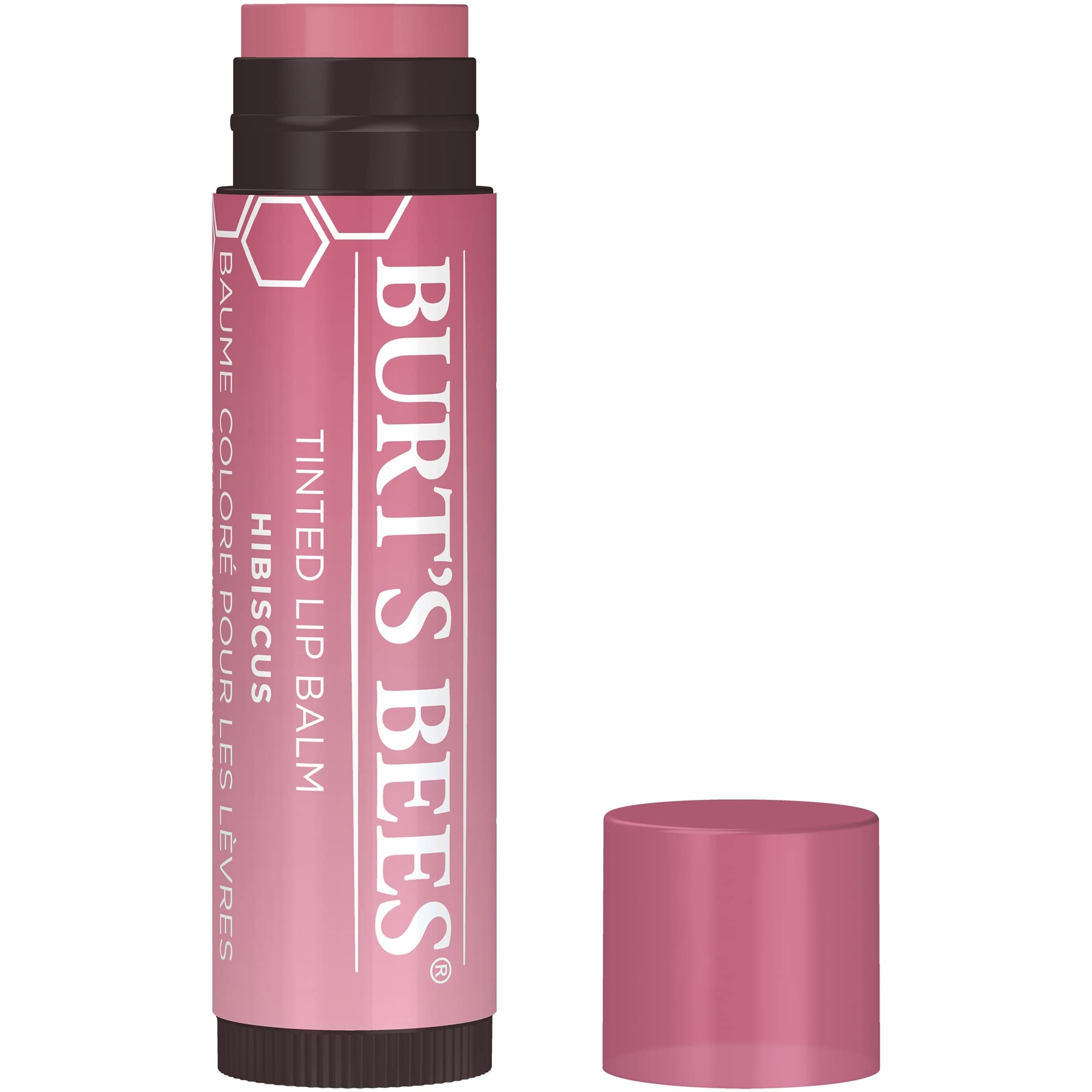 Foto 2 pulgar | Bálsamo Labial Burt's Bees Tinted Hibiscus 100% Natural, 1 Tubo - Venta Internacional.