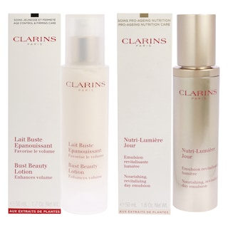 Foto 1 | Kit De Loción Antienvejecimiento Clarins Bust Beauty Para Mujer, 2 Unidades - Venta Internacional.