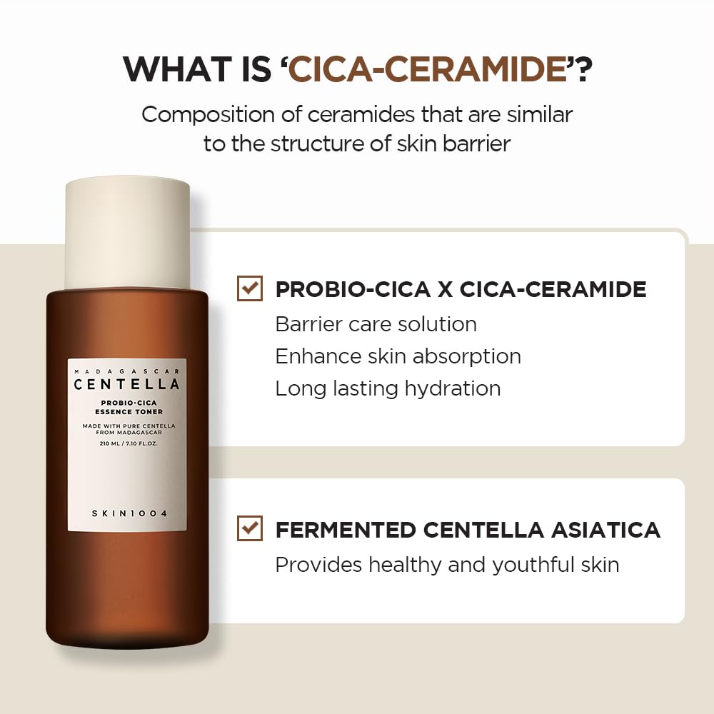 Foto 4 pulgar | Toner Skin1004 Esencia De Centella Probiócica De Madagascar 210 Ml - Venta Internacional.