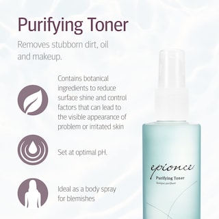 Foto 2 | Limpiador Facial Purificante Y Desmaquillante Toner Epionce - Venta Internacional.