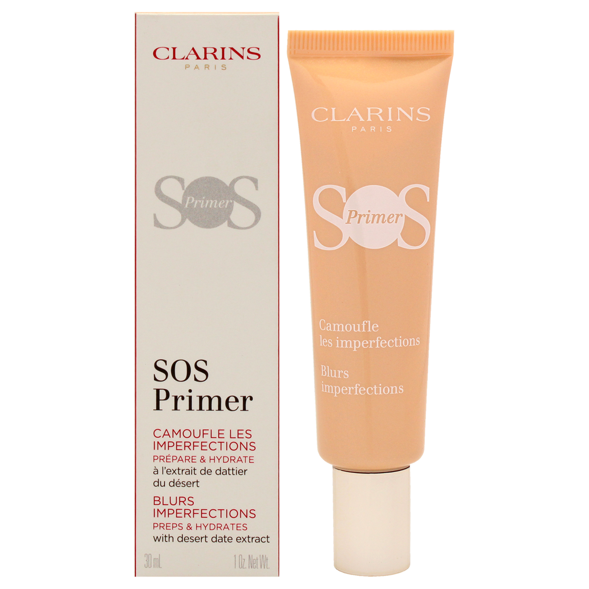 Primer De Maquillaje Clarins Sos Peach 30 Ml Para Mujer - Venta Internacional.