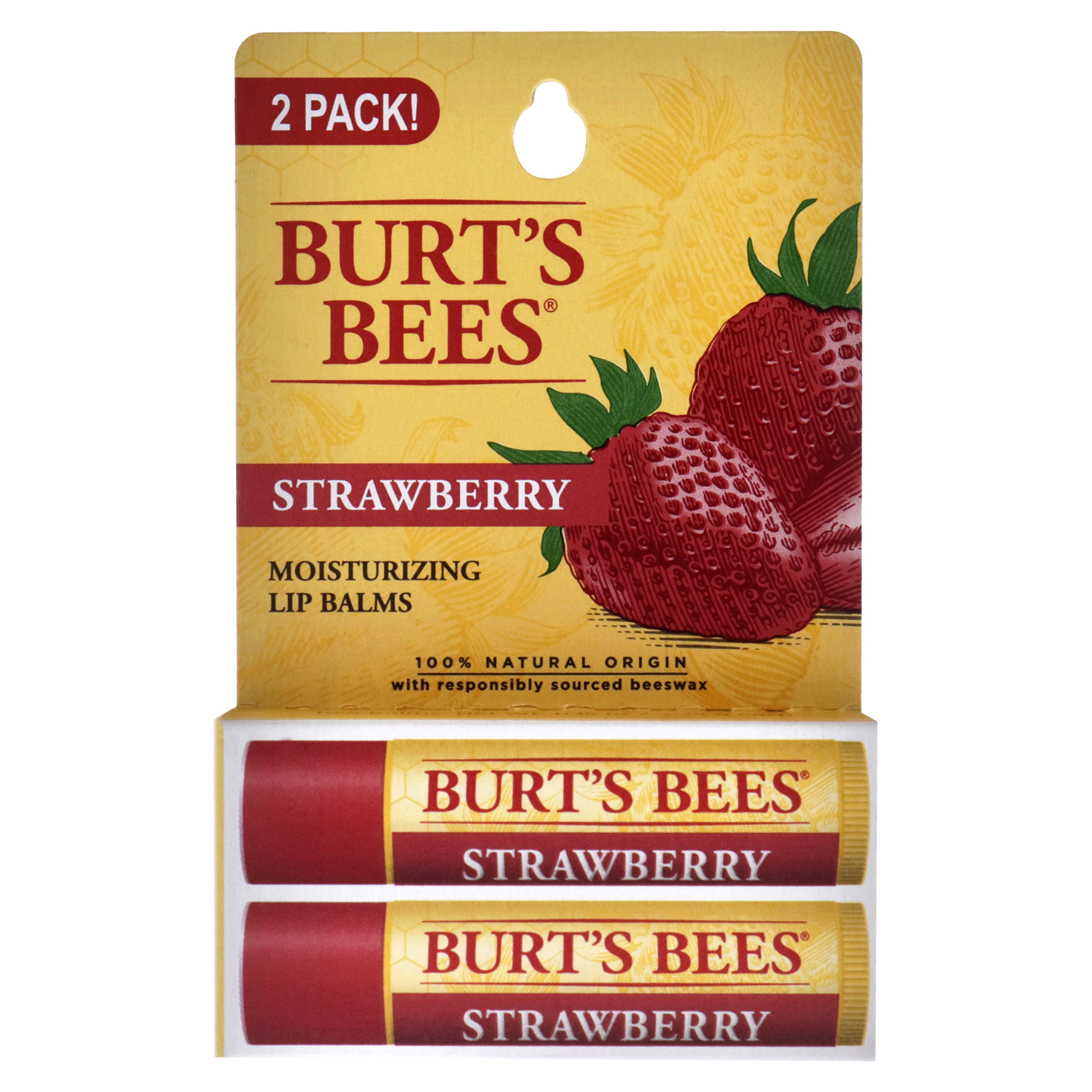 Foto 5 pulgar | Bálsamo Labial Burts Bees Strawberry 2 Piezas-Venta Internacional