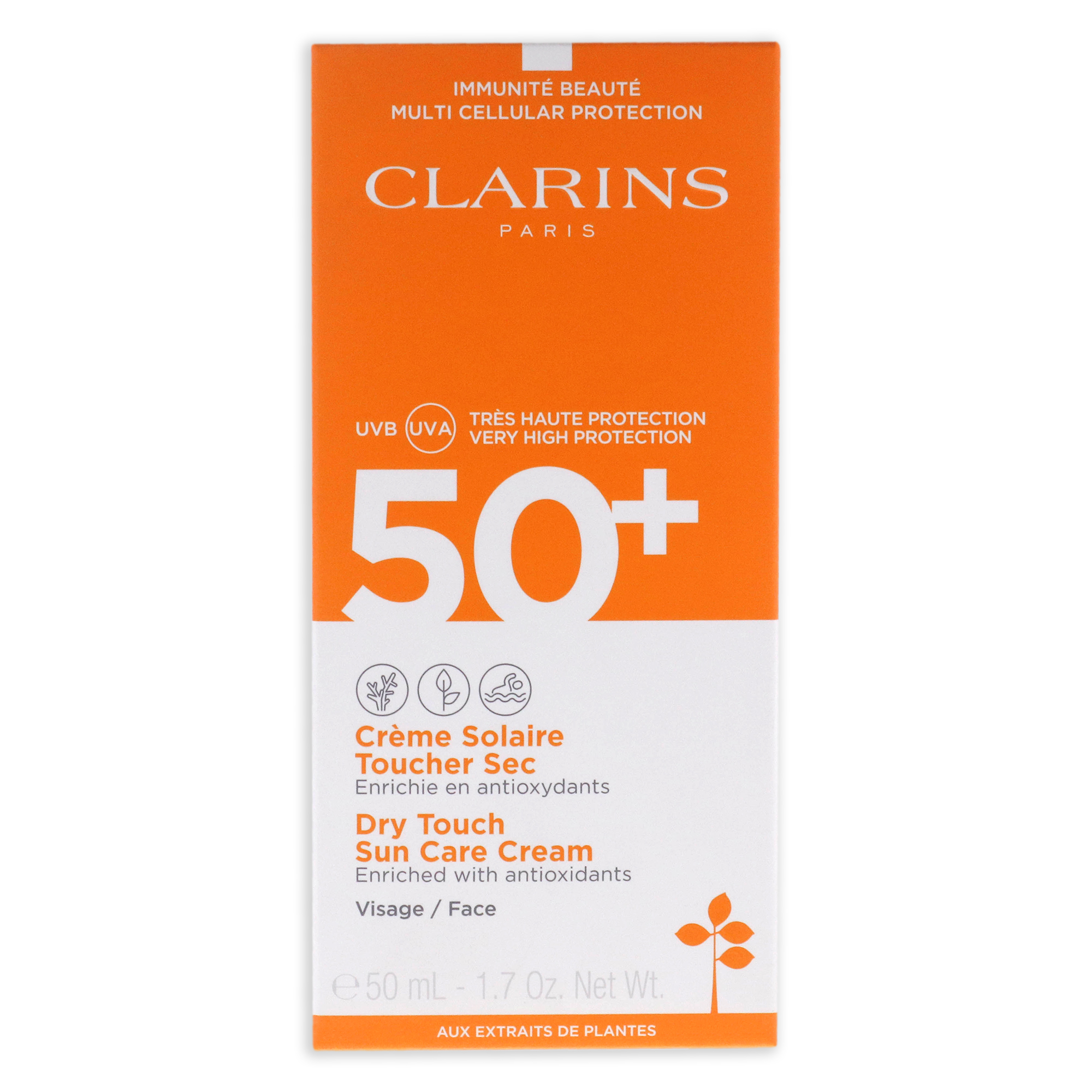 Foto 6 pulgar | Crema de Protección Solar Clarins Dry Touch Spf 50 ml Unisex - Venta Internacional