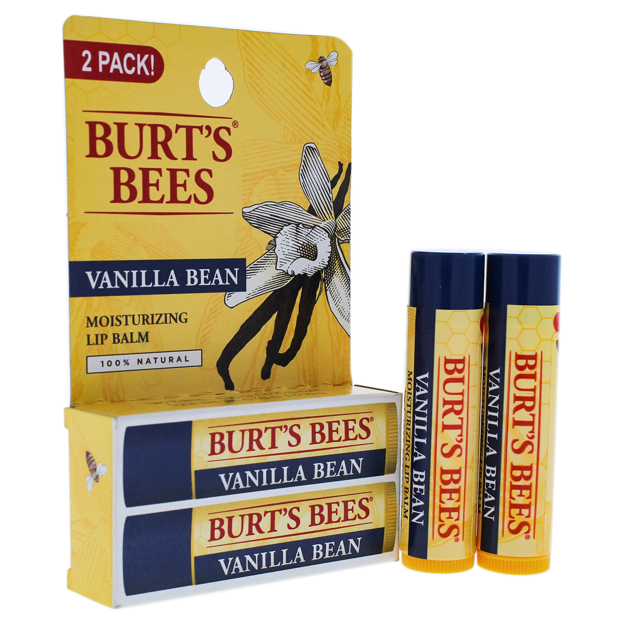 Bálsamo Labial Burts Bees 2 Piezas-Venta Internacional