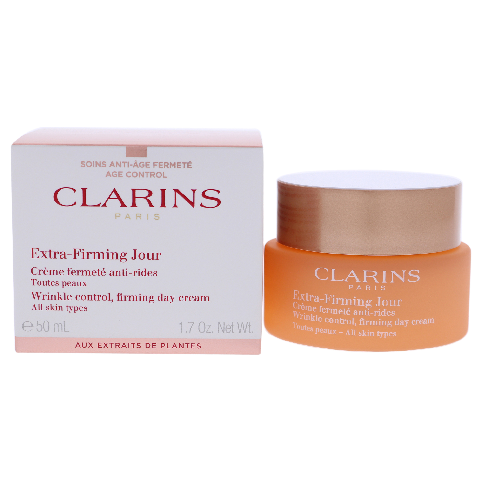 Foto 2 pulgar | Crema De Día Extra Reafirmante Control De Arrugas De Clarins Para Unisex - 1.7 Oz Crema De Día - Venta Internacional.