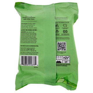 Foto 2 | Toallitas Limpiadoras Faciales Burts Bees Sensitive Skin 30 Uni - Venta Internacional.