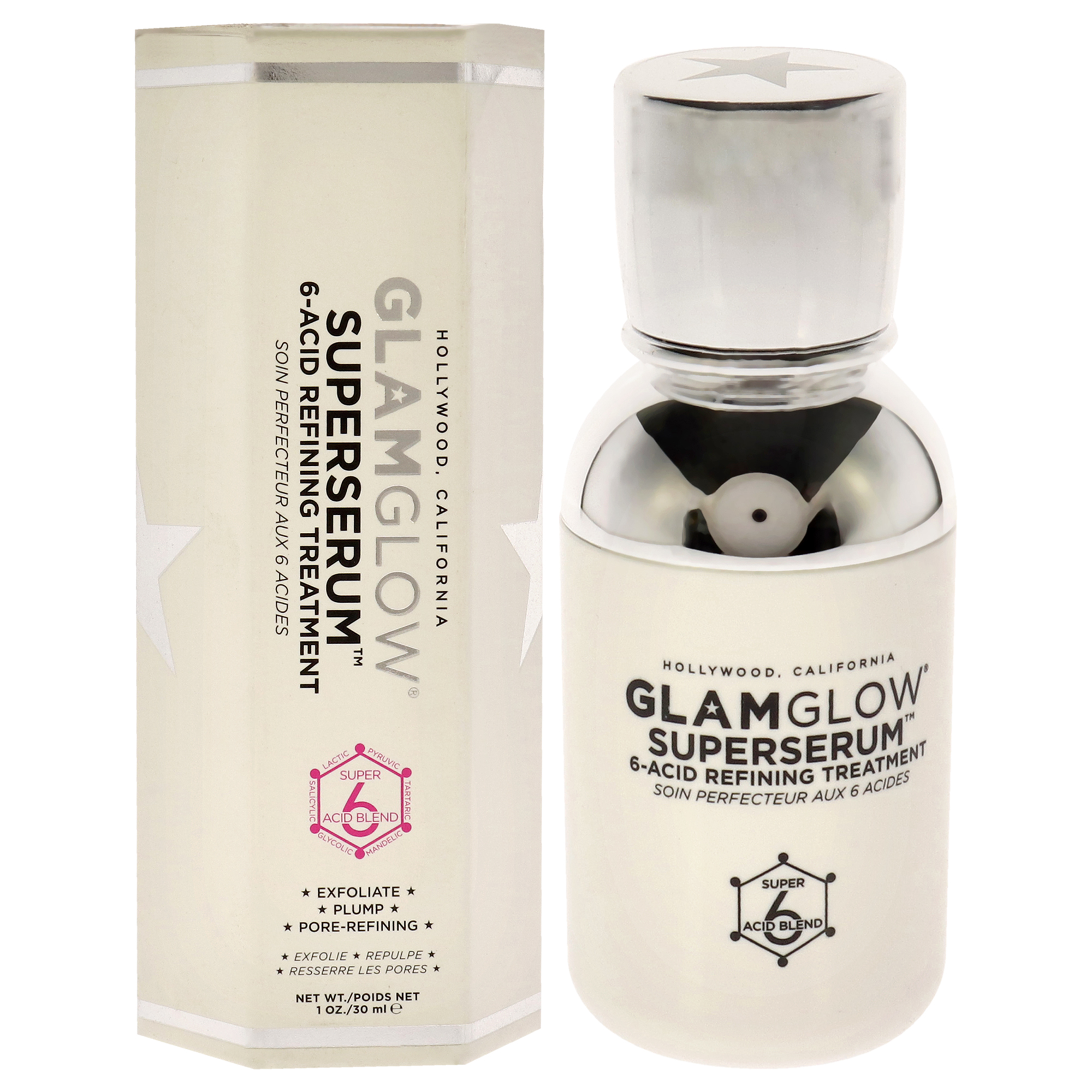 Foto 2 pulgar | Hidratante Glamglow Superserum 6-Acid Refining Treatment 30 ml - Venta Internacional