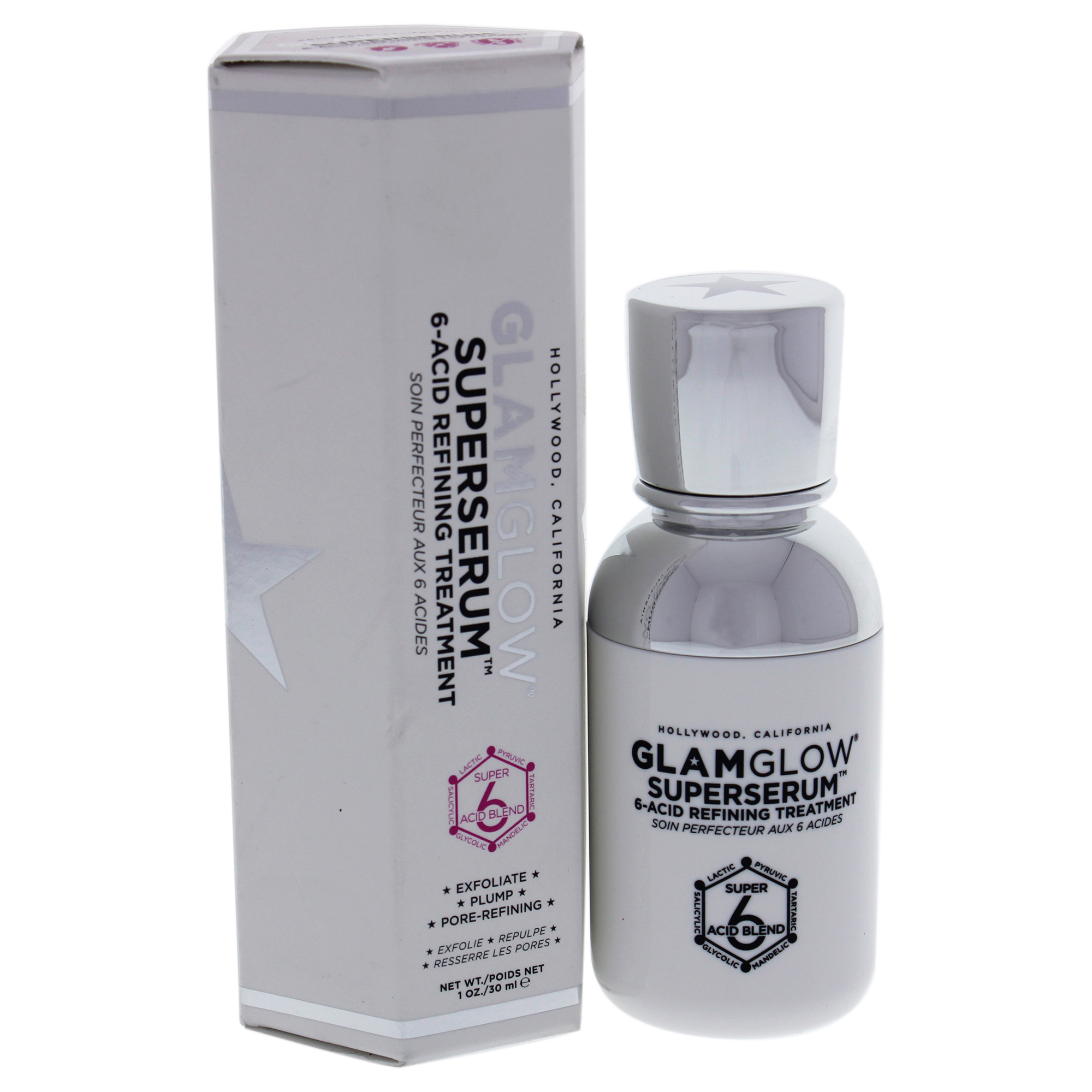 Foto 4 pulgar | Hidratante Glamglow Superserum 6-Acid Refining Treatment 30 ml - Venta Internacional