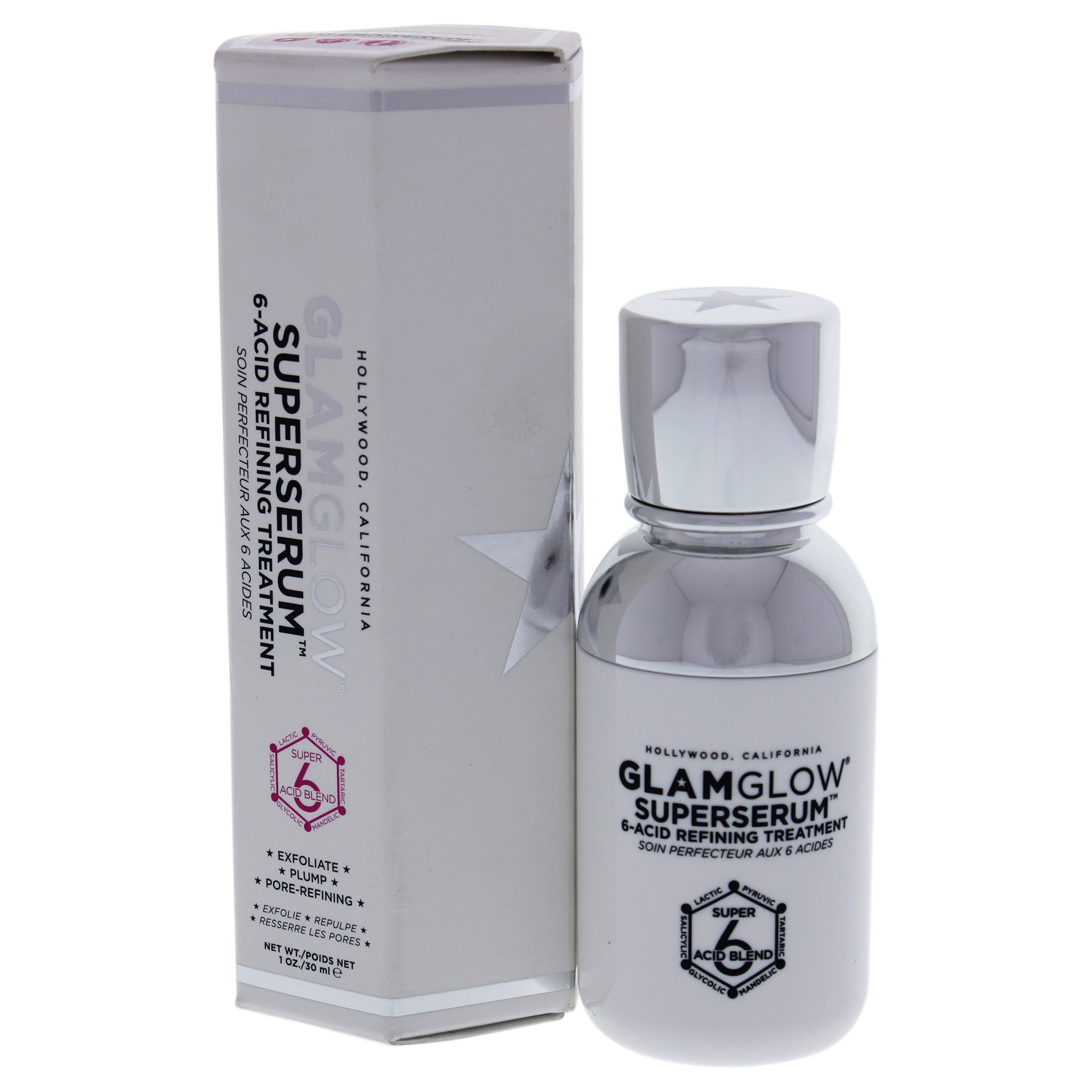 Foto 5 pulgar | Hidratante Glamglow Superserum 6-Acid Refining Treatment 30 ml - Venta Internacional