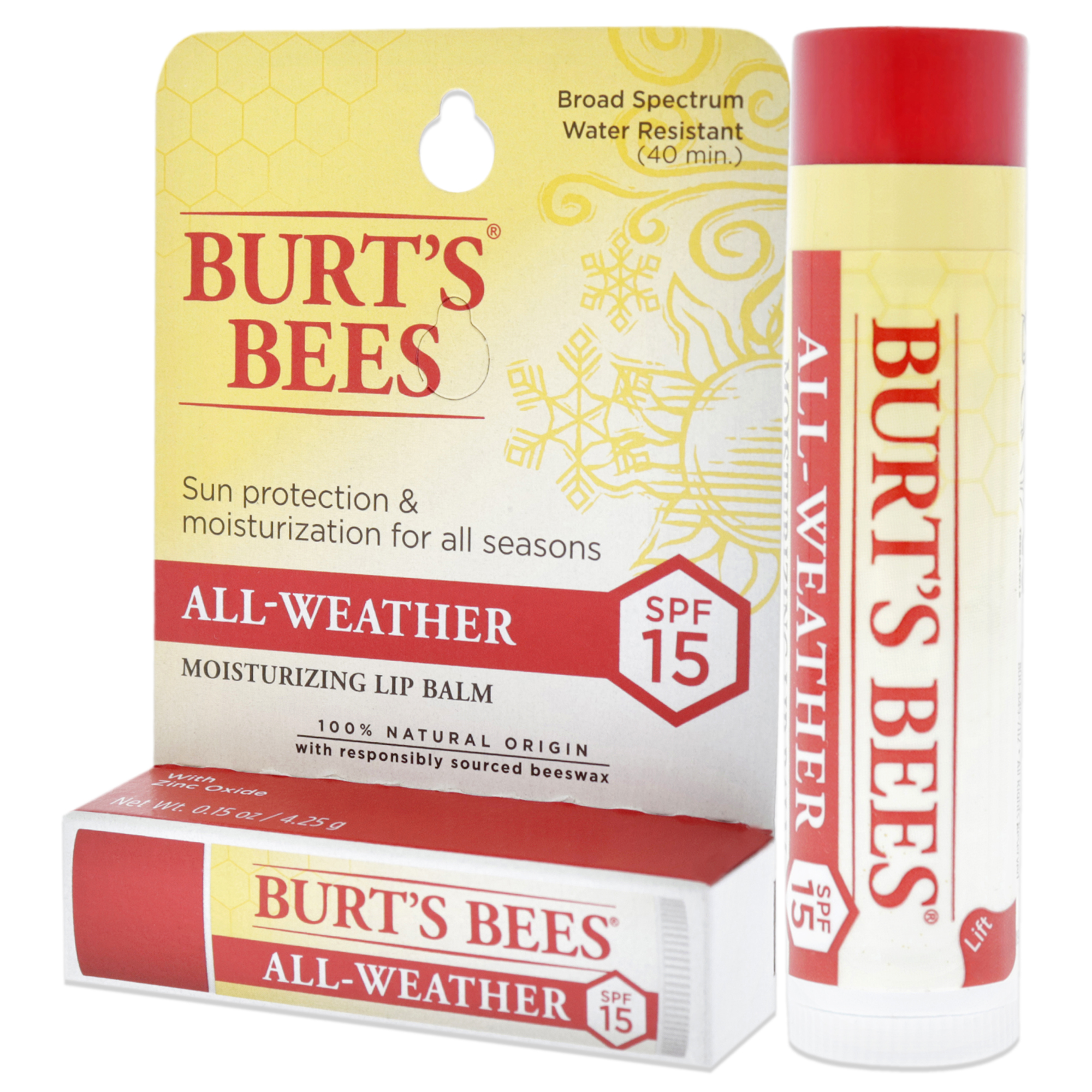 Foto 5 pulgar | Bálsamo Labial Burts Bees Hidratante Para Todo Tipo De Clima Spf 15 - Venta Internacional.