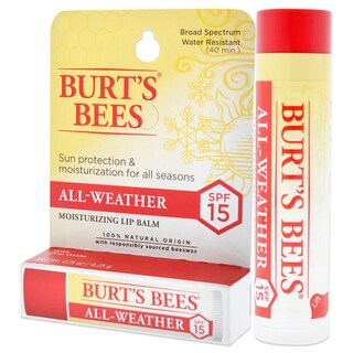 Foto 4 | Bálsamo Labial Burts Bees Hidratante Para Todo Tipo De Clima Spf 15 - Venta Internacional.