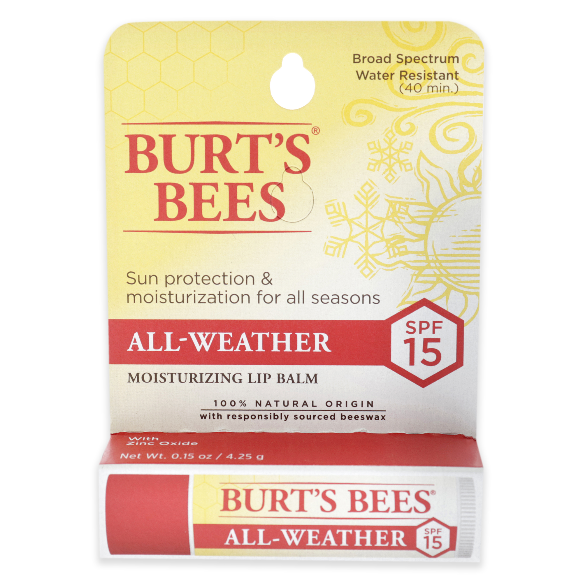 Foto 6 pulgar | Bálsamo Labial Burts Bees Hidratante Para Todo Tipo De Clima Spf 15 - Venta Internacional.