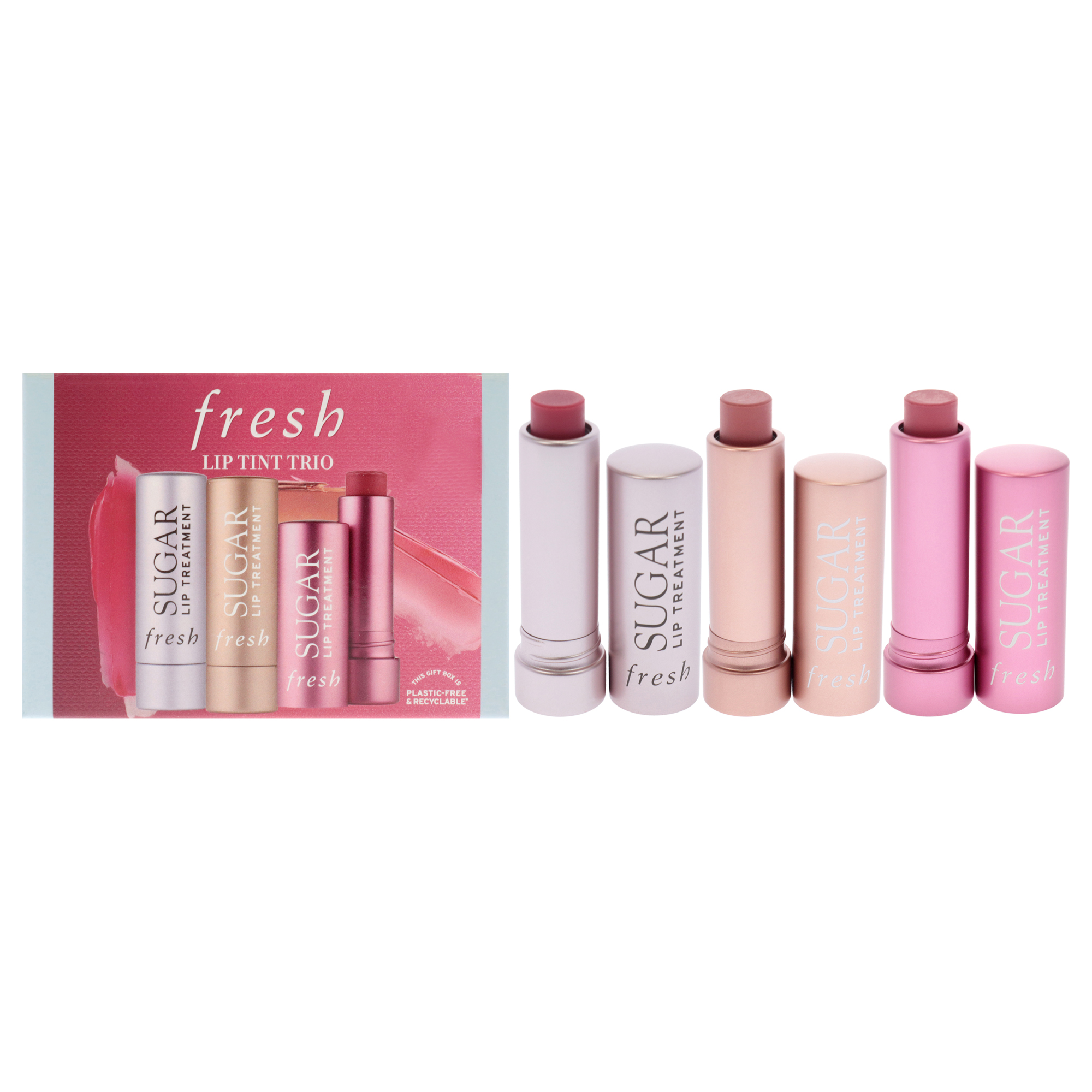 Foto 2 pulgar | Tinte Labial Trio Fresh Para Mujer, 3 Unidades, Hidratación Duradera - Venta Internacional.