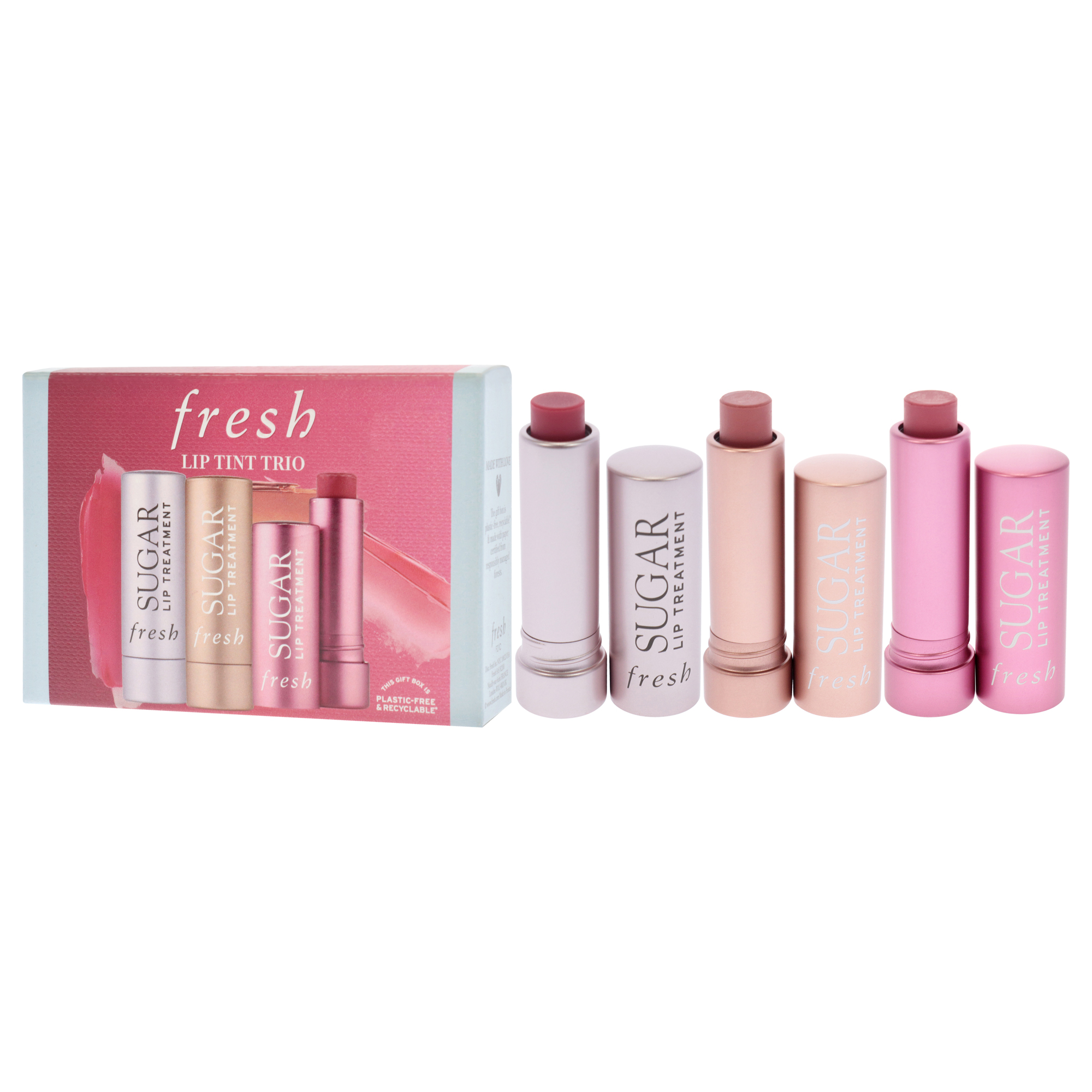 Foto 4 pulgar | Tinte Labial Trio Fresh Para Mujer, 3 Unidades, Hidratación Duradera - Venta Internacional.