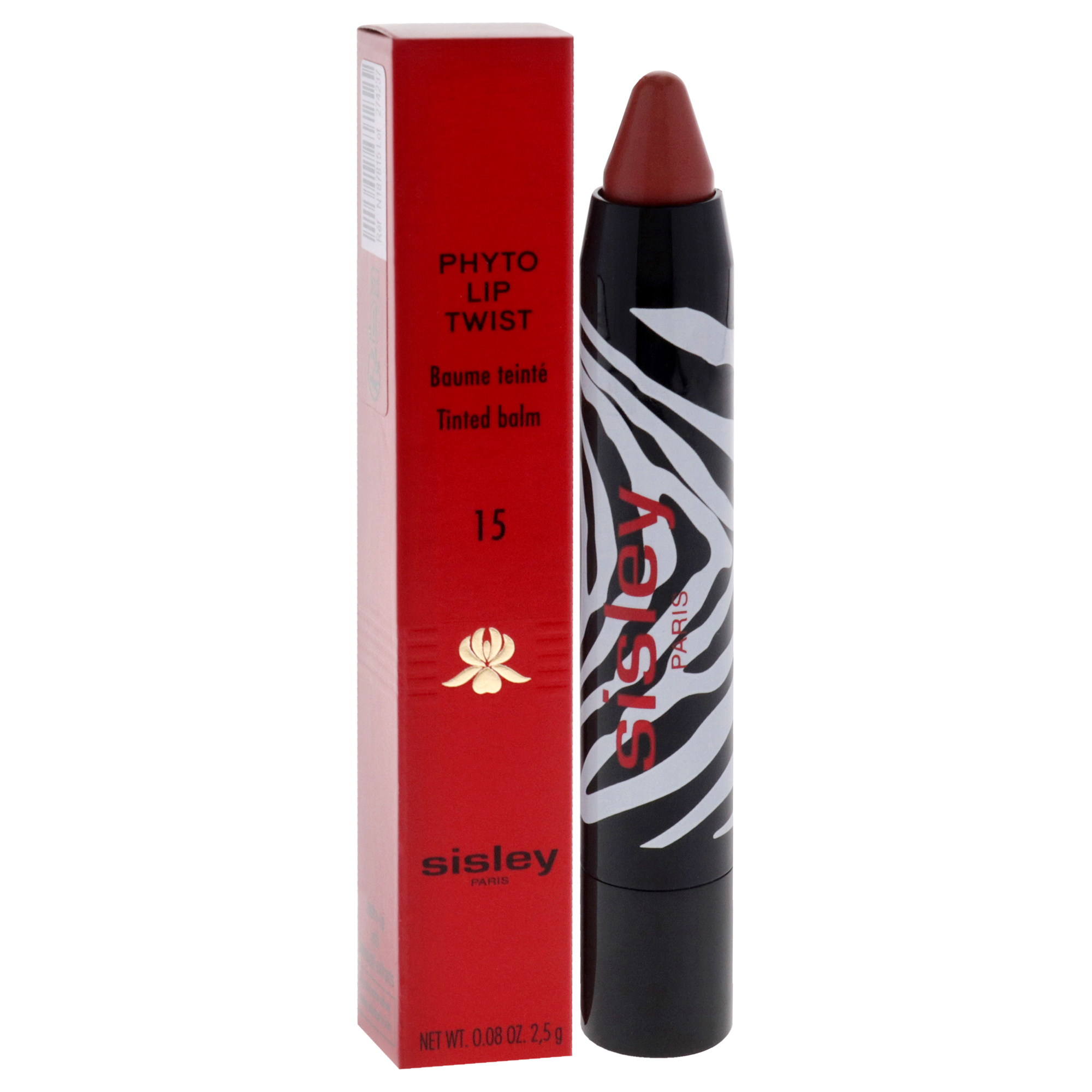 Foto 4 pulgar | Bálsamo Labial Sisley Phyto Lip Twist #15 Nut Tinted Brillant, 2,5 Ml - Venta Internacional.