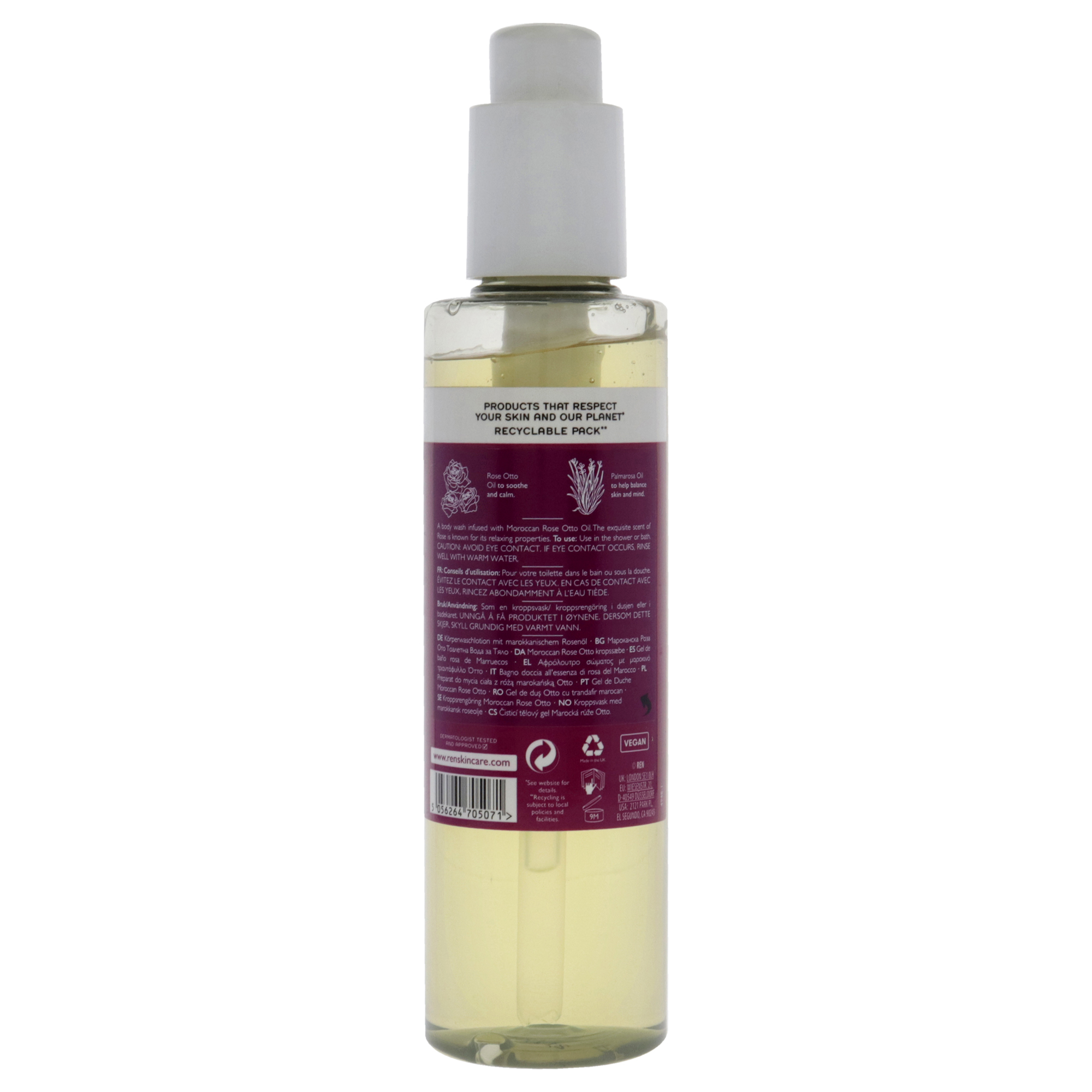 Foto 3 pulgar | Gel De Baño Moroccan Rose Otto, 6.8 Oz - Venta Internacional.