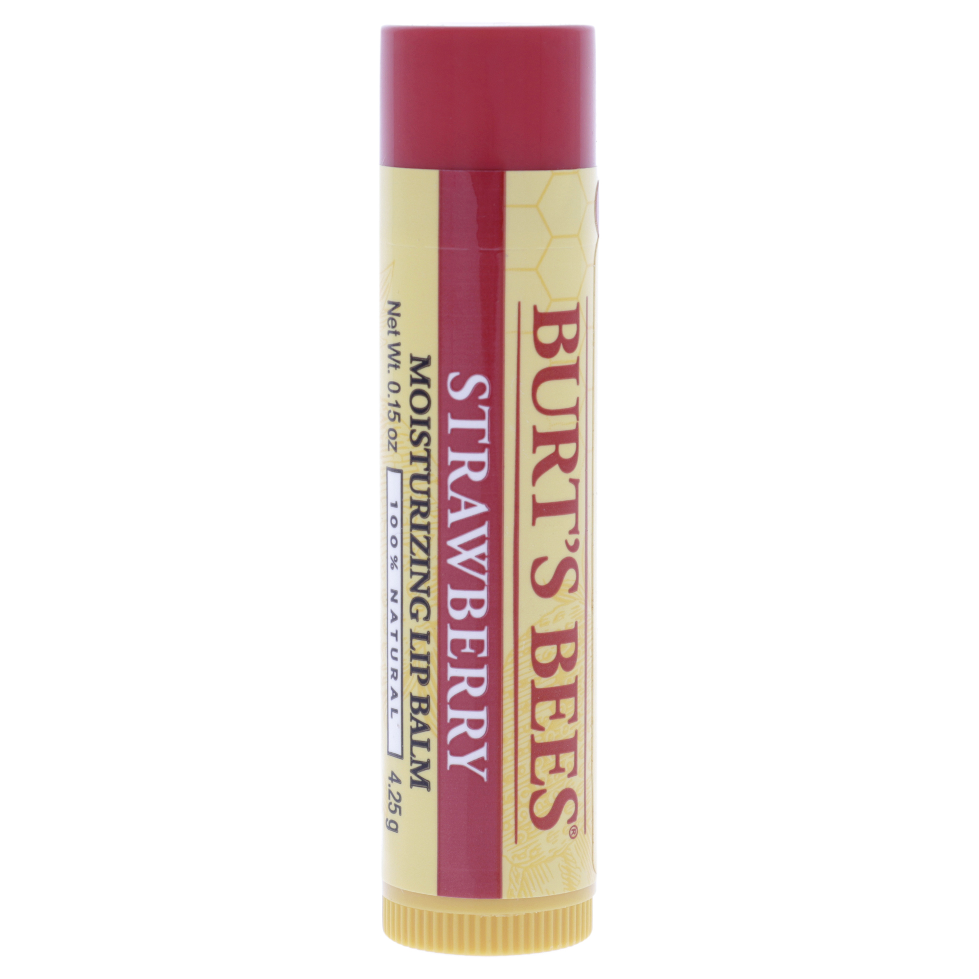 Bálsamo Labial Burts Bees Fresa Hidratante, 4,4 Ml - Venta Internacional.