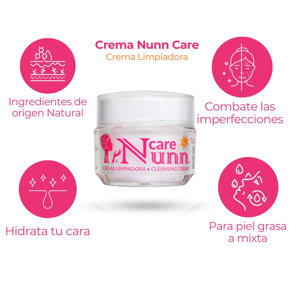 Foto 3 pulgar | 2 Crema Limpiadora Combate Imperfecciones Nunn Care