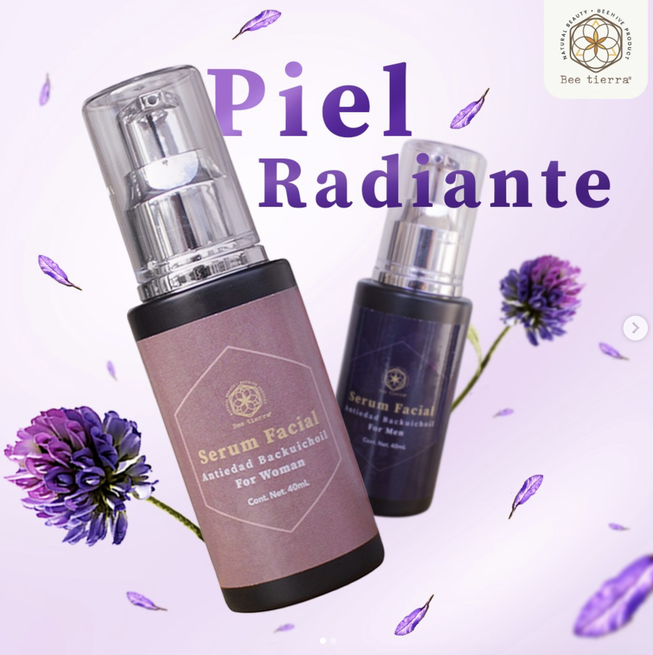 Foto 3 pulgar | Serum Facial Antiedad Bakuchiol Women Bee Tierra 40ml