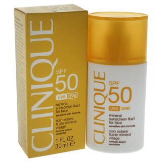 Foto 3 | Fluido Mineral Sunscreen Clinique Spf 50 Para Rostro, 30 Ml - Venta Internacional.