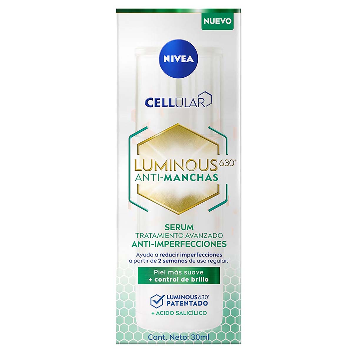 Foto 8 pulgar | 2 Pack Nivea Luminous Serum Anti Imperfecciones + Fluido Día