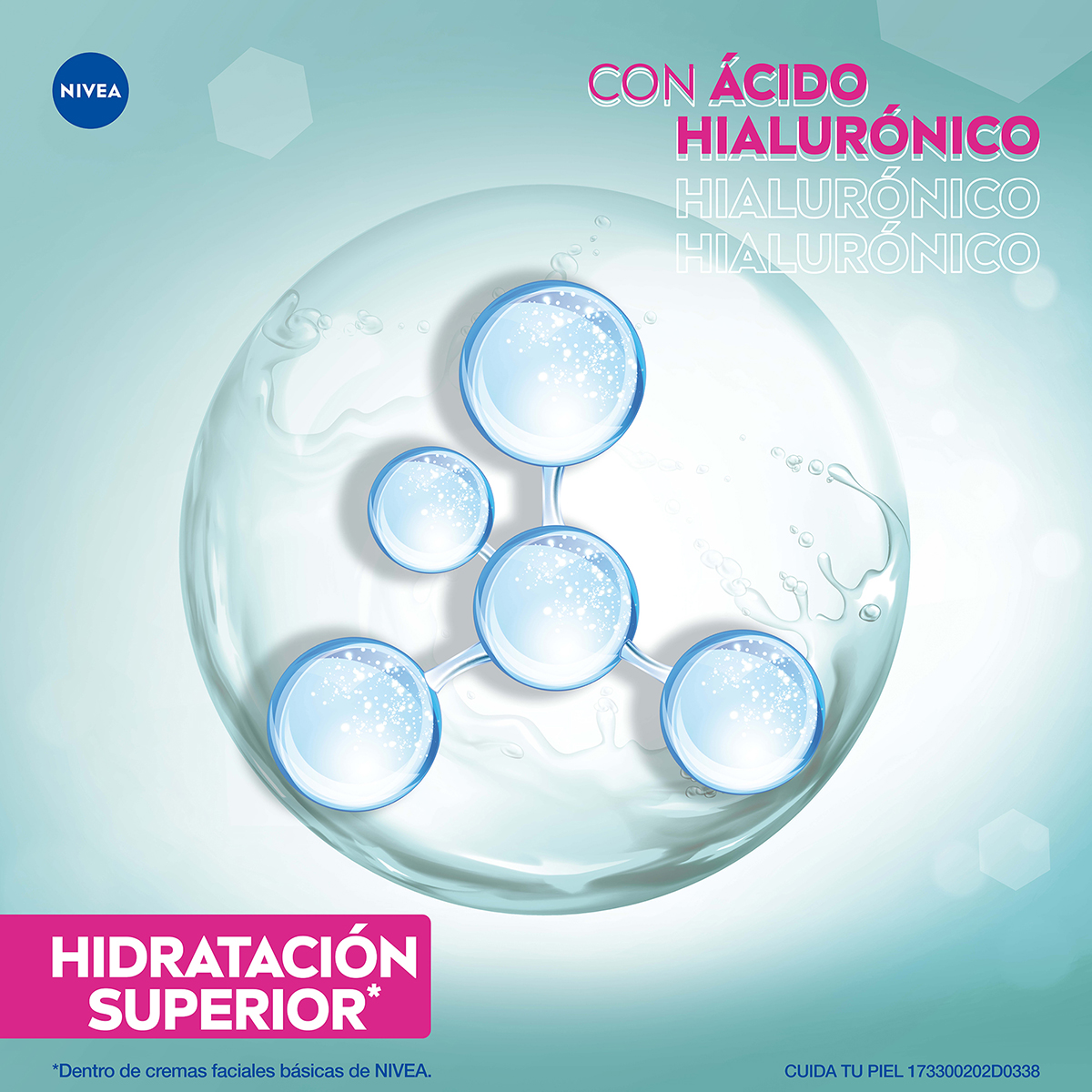 Foto 5 | Gel Facial Cuidado Facial Nivea Hyaluron Gel