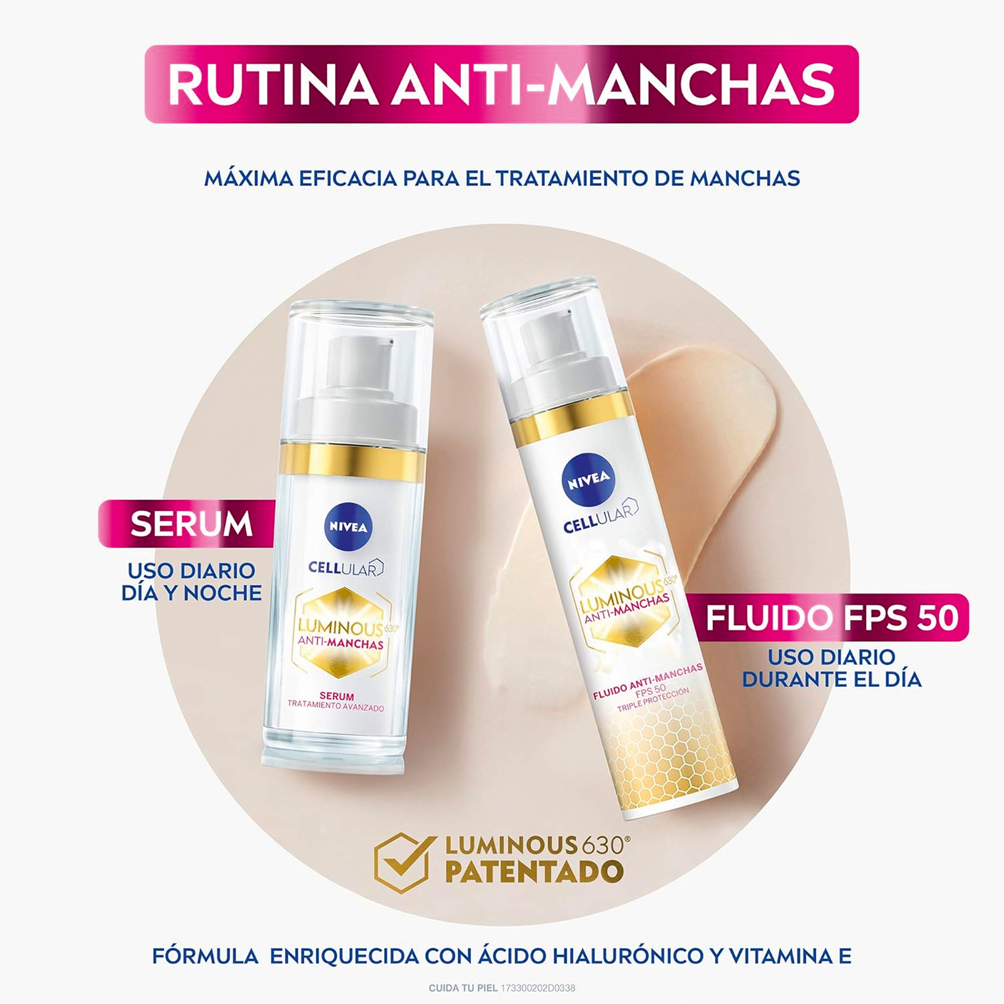 Foto 6 pulgar | Fluido Anti Manchas Nivea Fps 50 2 Piezas