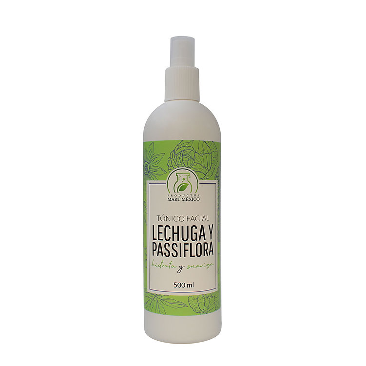 Foto 2 pulgar | Tónico Facial de Lechuga y Passiflora 500ml