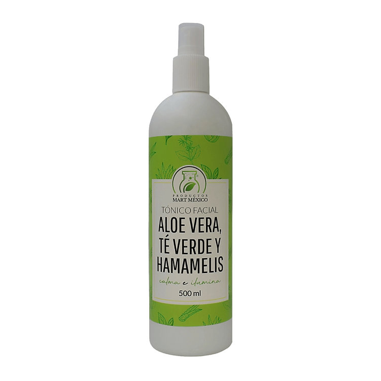 Foto 2 pulgar | Tónico Facial de Aloe Vera 500 ml