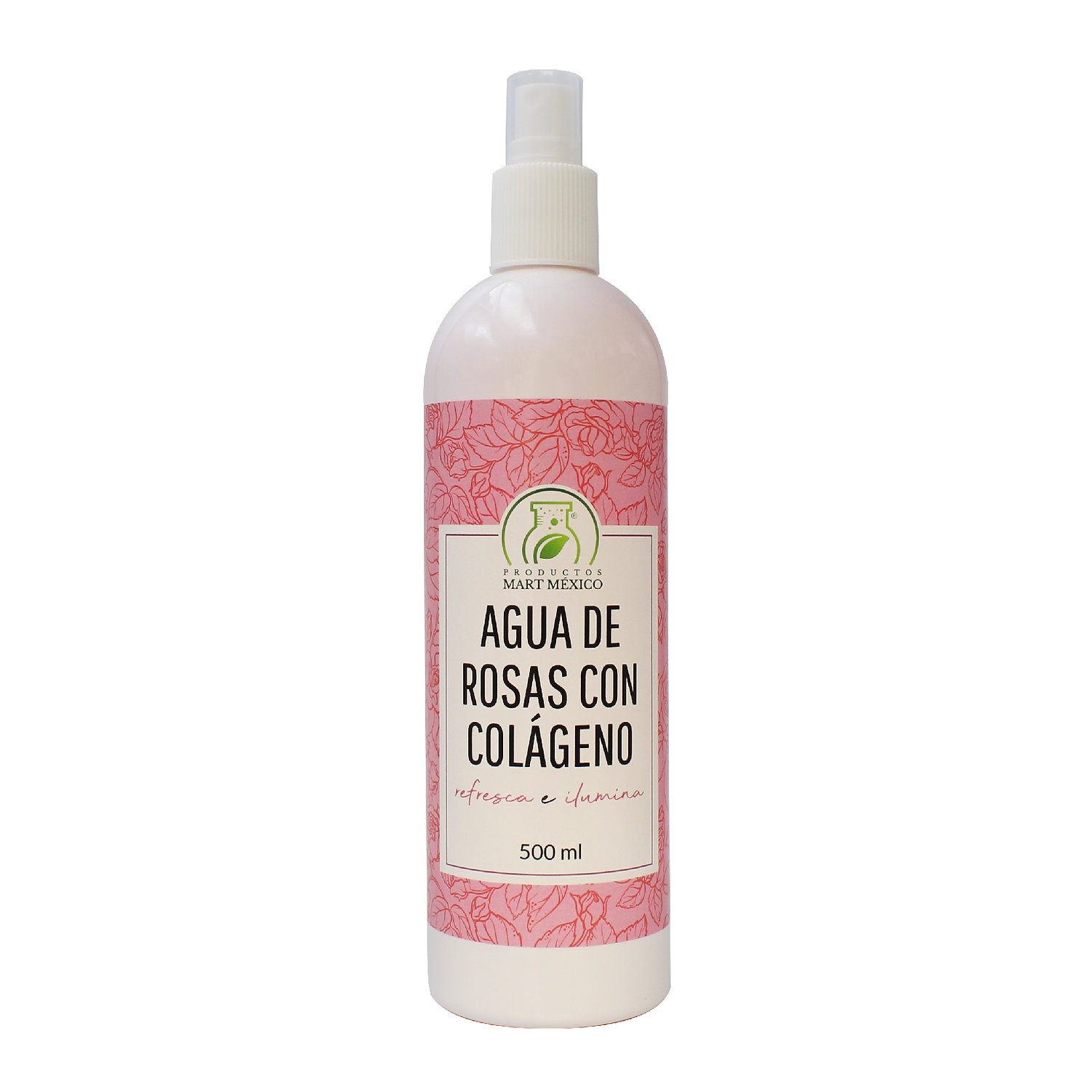 Agua De Rosas Con Colágeno- Hidratacion & Brillosidad
Productos Mart México 500ml