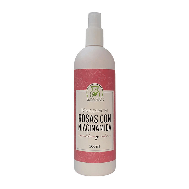 Tónico Facial De Rosas Con Niacinamida Refresca - Hidrata
Productos Mart México 500ml