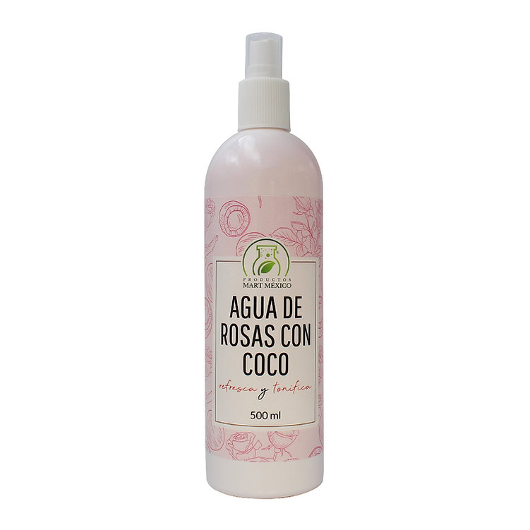 Foto 2 pulgar | Agua De Rosas Con Coco Antiinflamatorio - Antioxidante
Productos Mart México 500ml