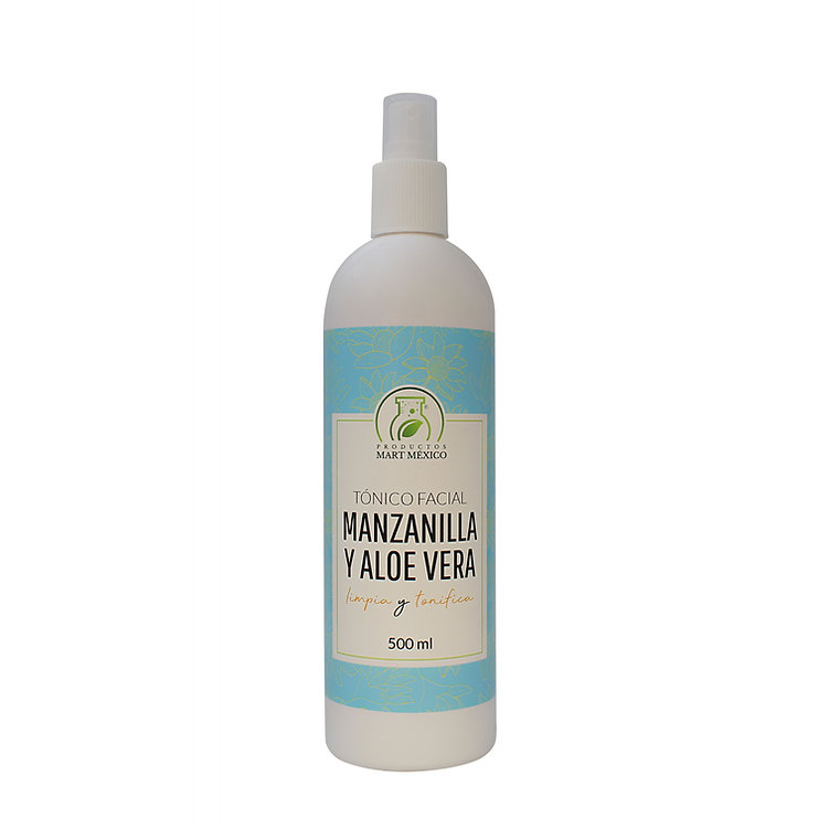 Tónico Facial de Manzanilla & Aloe Vera Productos Mart México 500ml