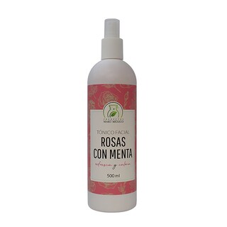 Foto 1 | Tónico Facial De Rosas Con Menta Refresca - Purificante
Productos Mart México 500ml