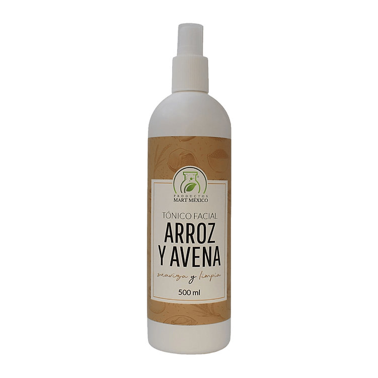 Tónico Facial de Arroz & Avena Productos Mart México 500ml