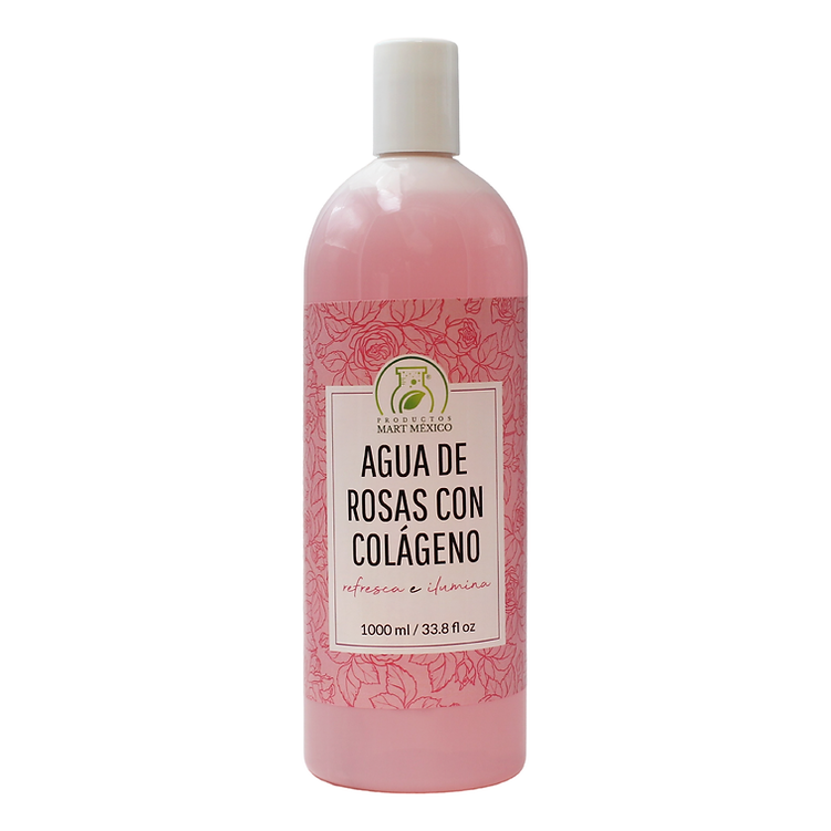 Agua De Rosas Con Colágeno- Hidratacion & Brillosidad
Productos Mart México 1 L