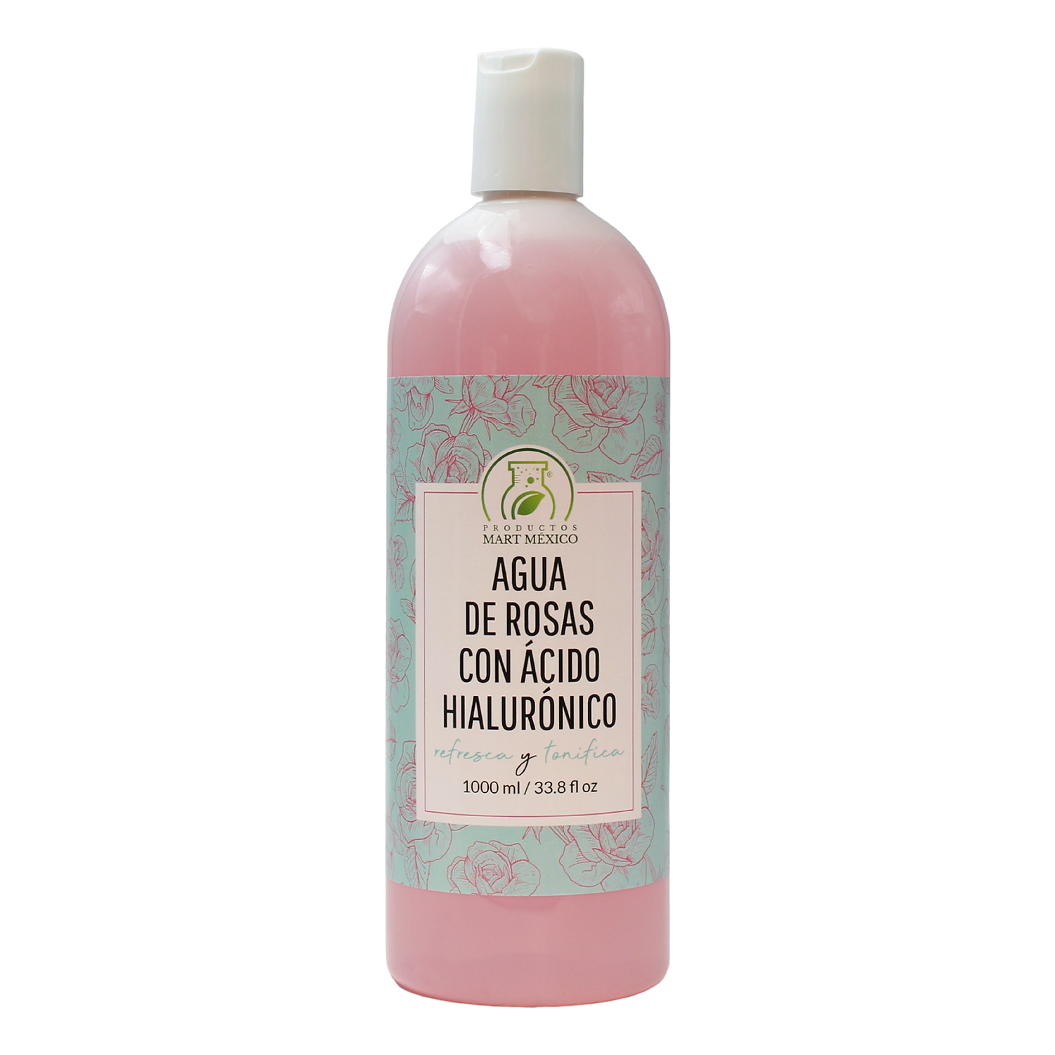 Agua De Rosas Con Acido Hialurónico Calma - Refresca
Productos Mart México 1 L