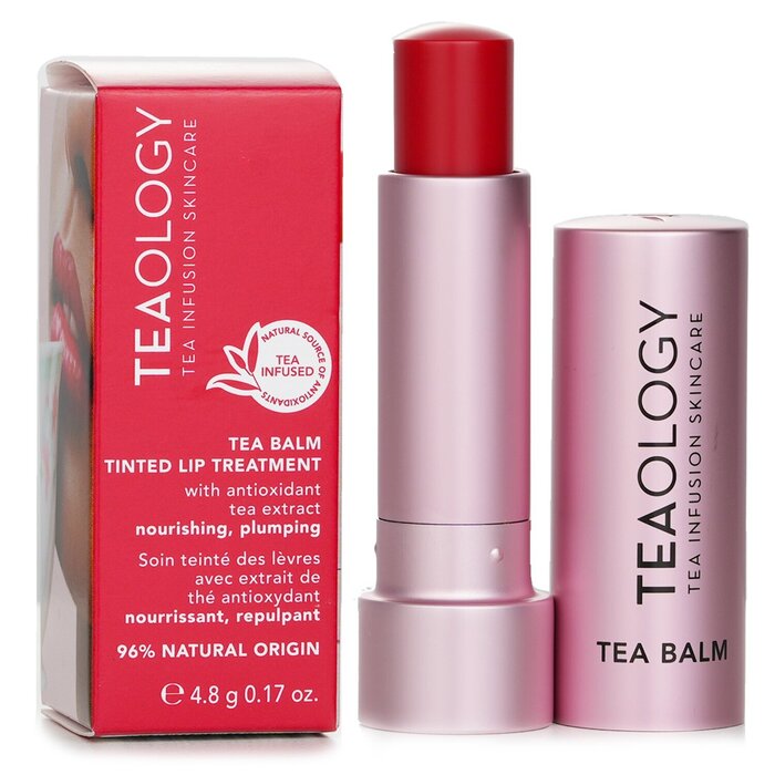 Foto 6 pulgar | Bálsamo Labial Teaology Cherry Tea, Nutritivo, Hidratante, Teñido - Venta Internacional.