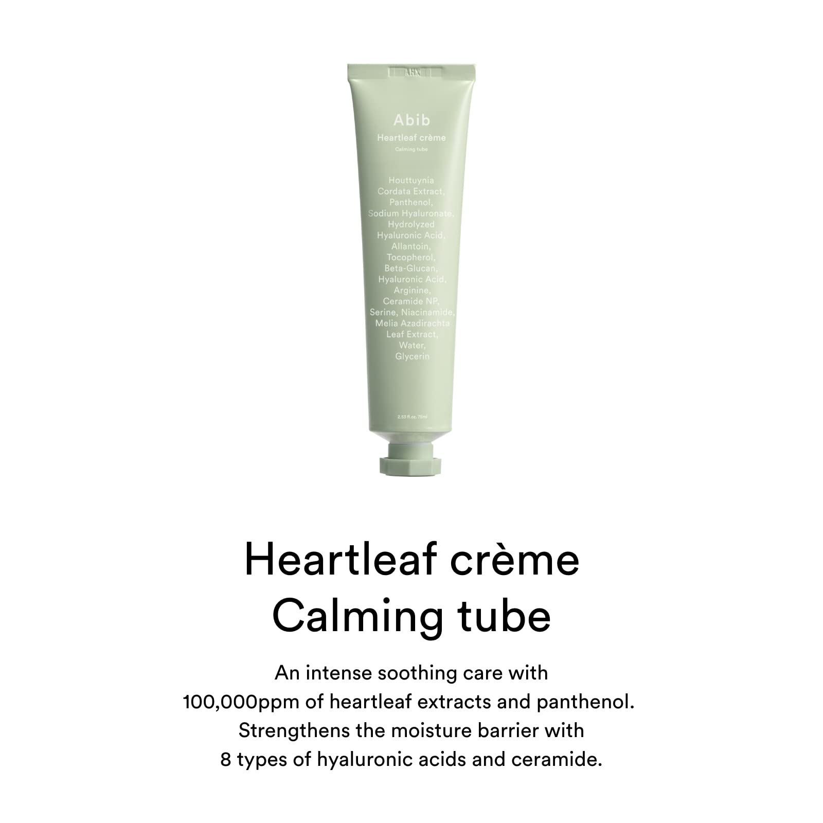 Foto 3 pulgar | Crema Hidratante Abib Heartleaf Creme Calming 75 Ml Para Piel Seca - Venta Internacional.
