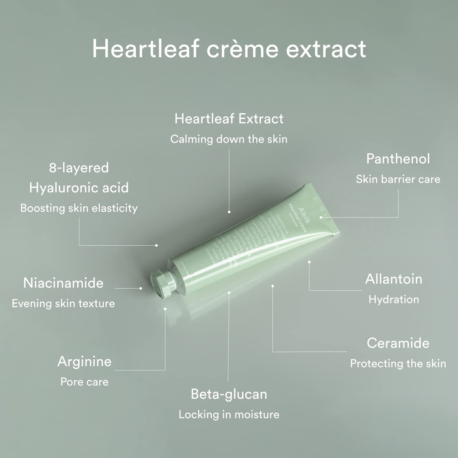 Foto 7 pulgar | Crema Hidratante Abib Heartleaf Creme Calming 75 Ml Para Piel Seca - Venta Internacional.