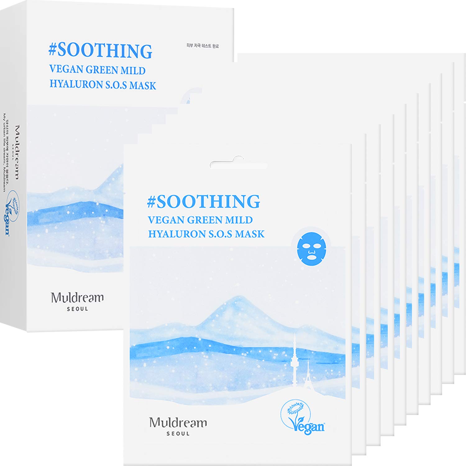 Foto 2 pulgar | Mascarilla Facial Muldream Calming Hydrating Hydrating - Venta Internacional.
