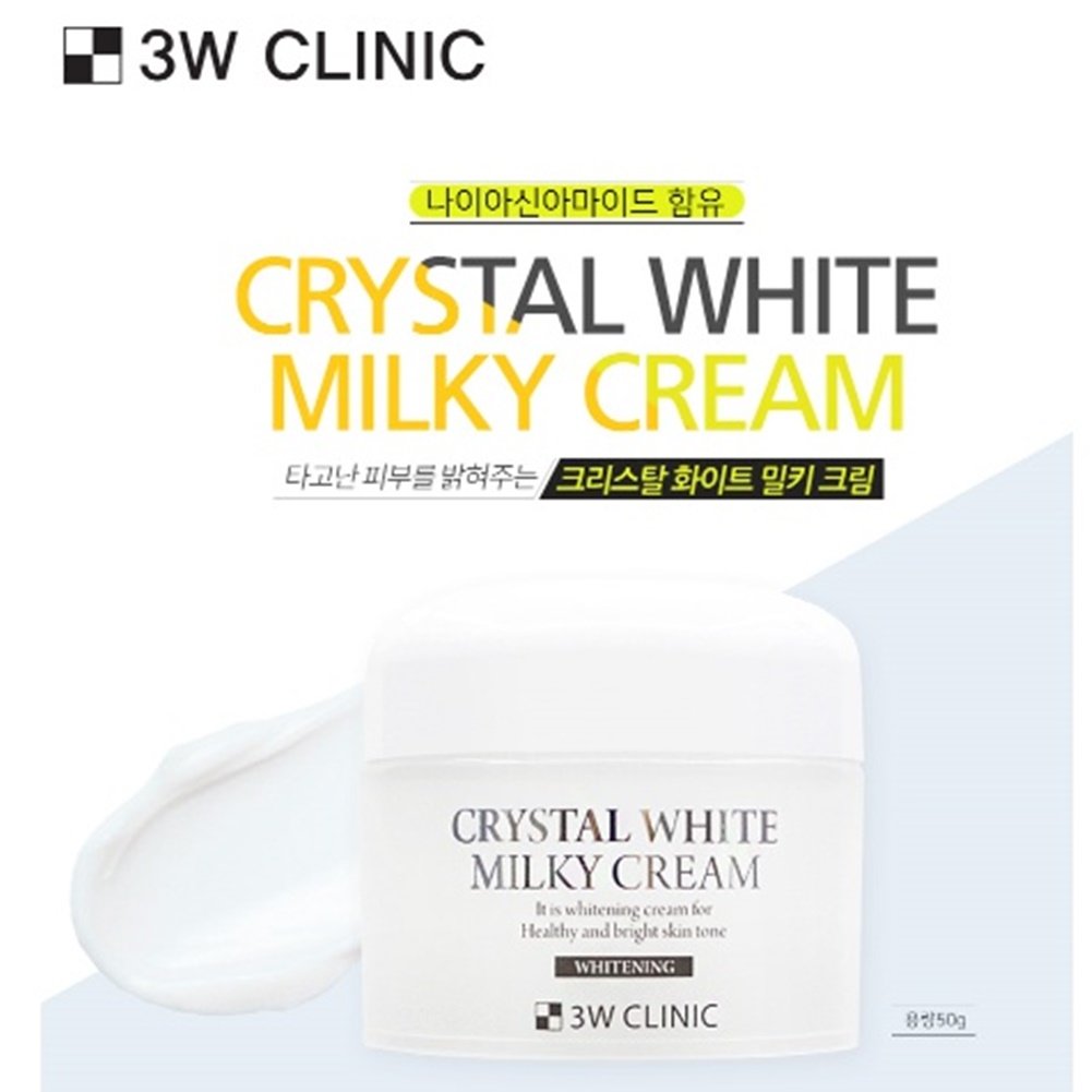 Foto 4 | Crema 3w Clinic Crystal White Milky 50g - Venta Internacional.