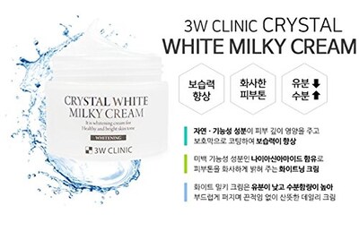 Foto 5 | Crema 3w Clinic Crystal White Milky 50g - Venta Internacional.