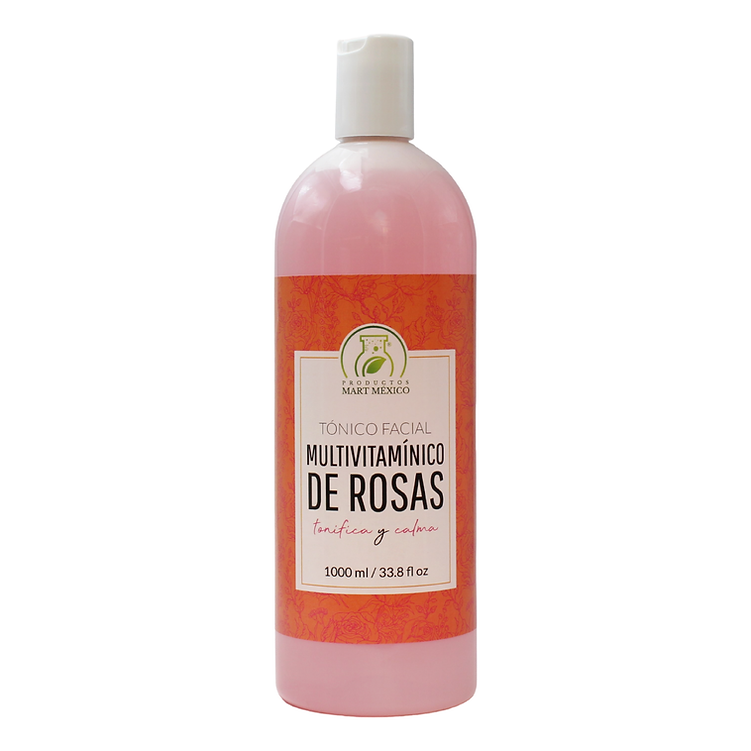 Tónico Facial Multivitamínico De Rosas Revitaliza
Productos Mart México 1 L