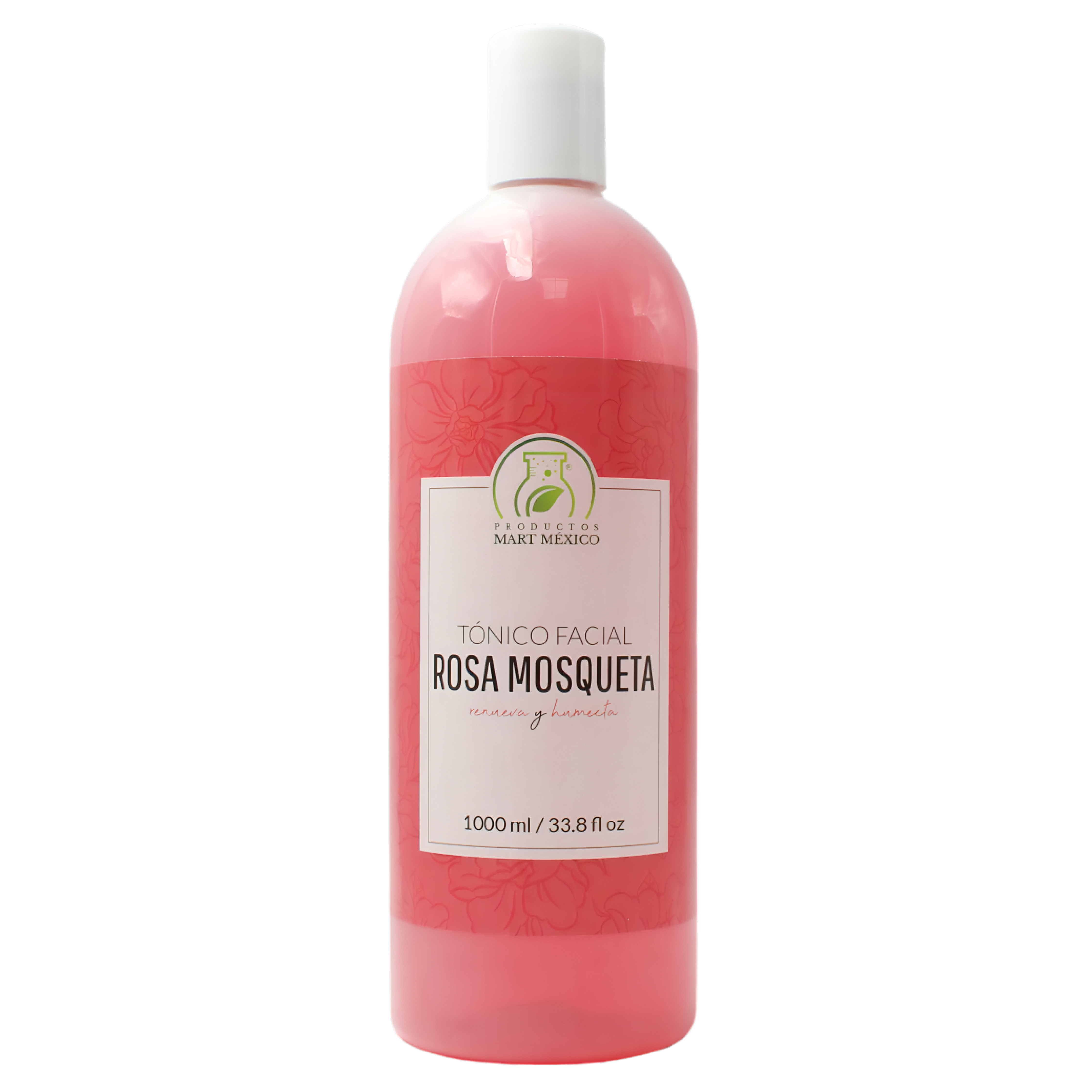 Tónico Rosa Mosqueta Facial Calma Renueva Productos Mart México 1 l