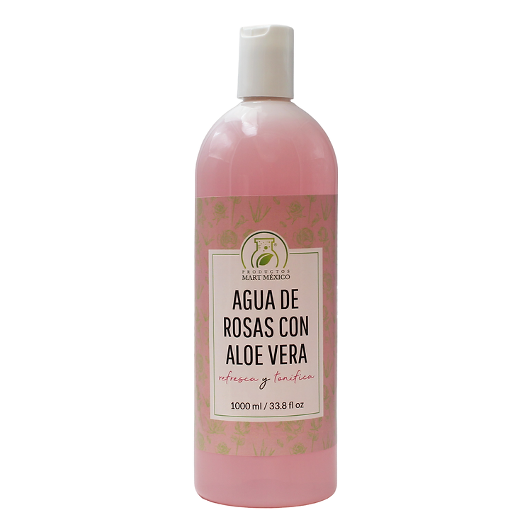 Foto 2 pulgar | Agua De Rosas Con Aloe Vera  Tónico - Humecta
Productos Mart México 1 L