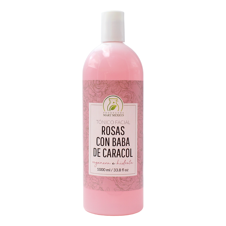 Tónico Facial De Rosas Con Baba De Caracol Aclara
Productos Mart México 1 L