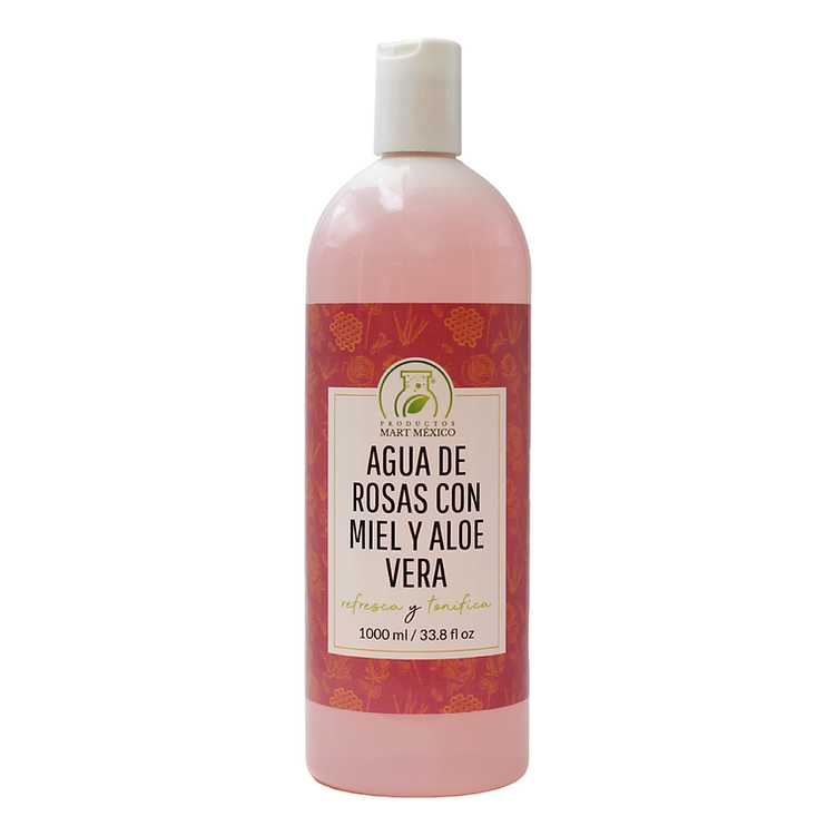 Foto 2 pulgar | Agua De Rosas Con Miel Orgánica & Aloe Vera Calma
Productos Mart México 1 L